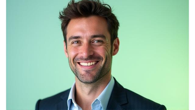 Portrait professionnel d'Antoine Rive, spécialiste en design durable.